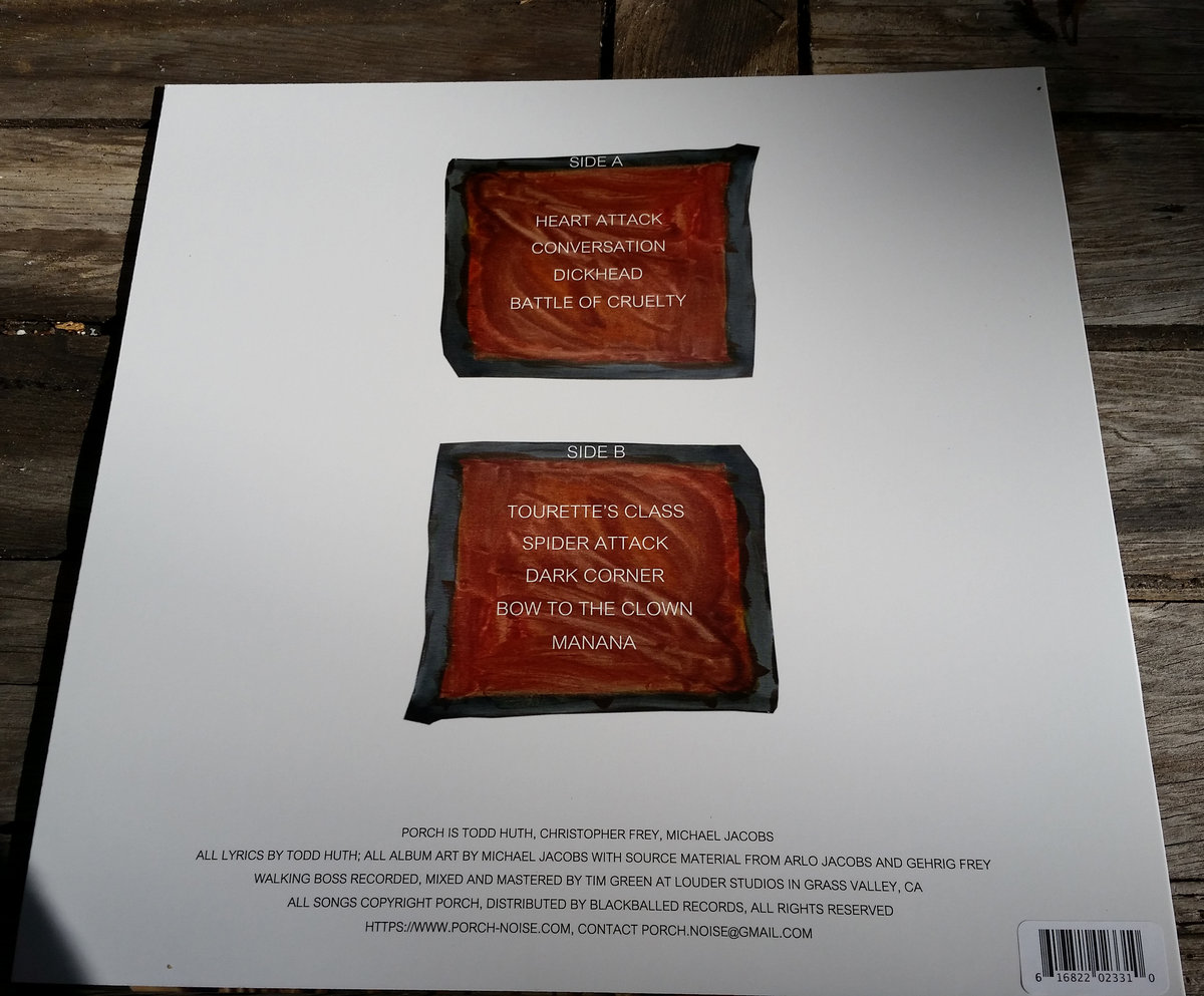 Porch Custom Blue Marble Vinyl 180 Gram Remastered By Tim Green At Louder Studios In Grass Valley Comes Code For The Digital Version On Bandcamp
