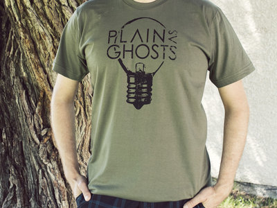 Plain as Ghosts "Bulb" T-Shirt Green (Men's/Unisex) main photo