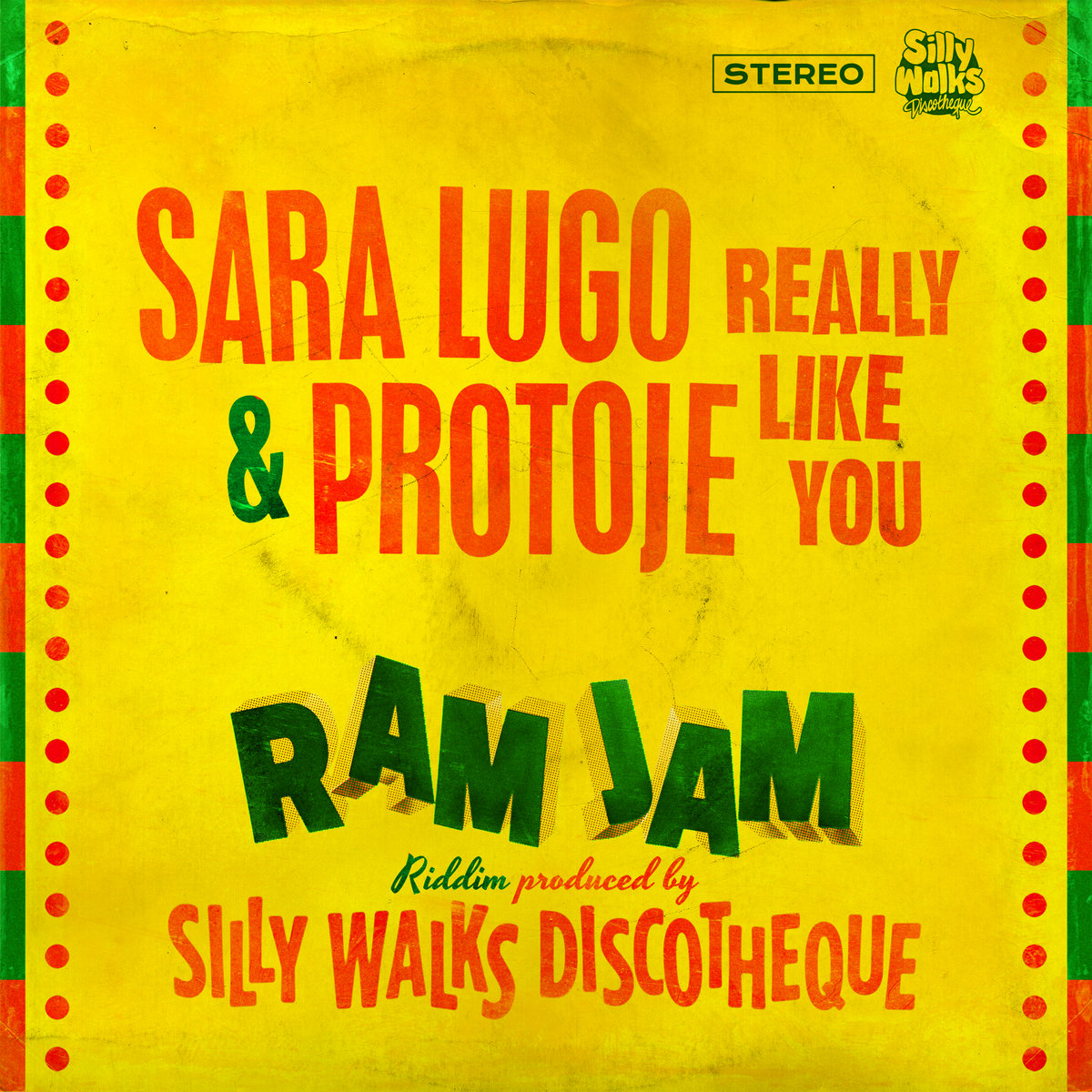Ram Jam Riddim 7" Vinyl Sara Lugo & Protoje/Ras Demo Silly Walks Discotheque