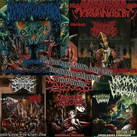 【D1様用】GRILLED HUMAN BRAIN／Horrific Subju Grilled Human Brain - Horrific Subjugation | Putrescence Records