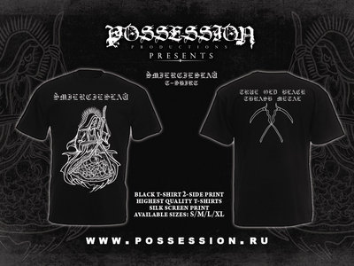 ŠMIERCIEŠLAŬ "True Old Black Thrash Metal Cult" T-shirt main photo