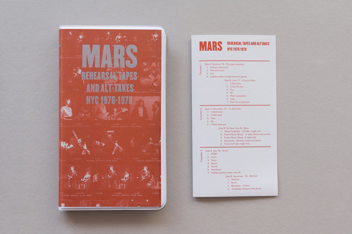 ANM001 Mars — Rehearsal Tapes and Alt​-​Takes NYC 1976​-​1978
