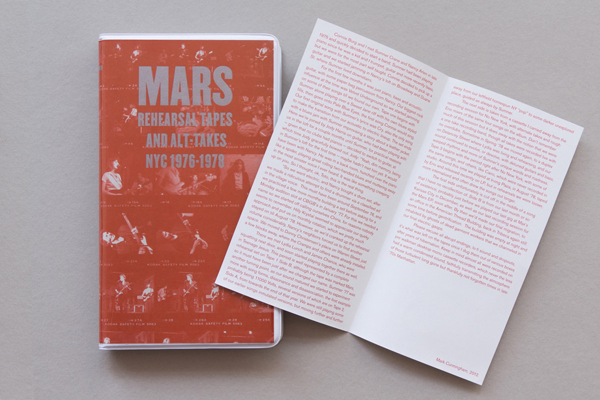ANM001 Mars — Rehearsal Tapes and Alt​-​Takes NYC 1976​-​1978