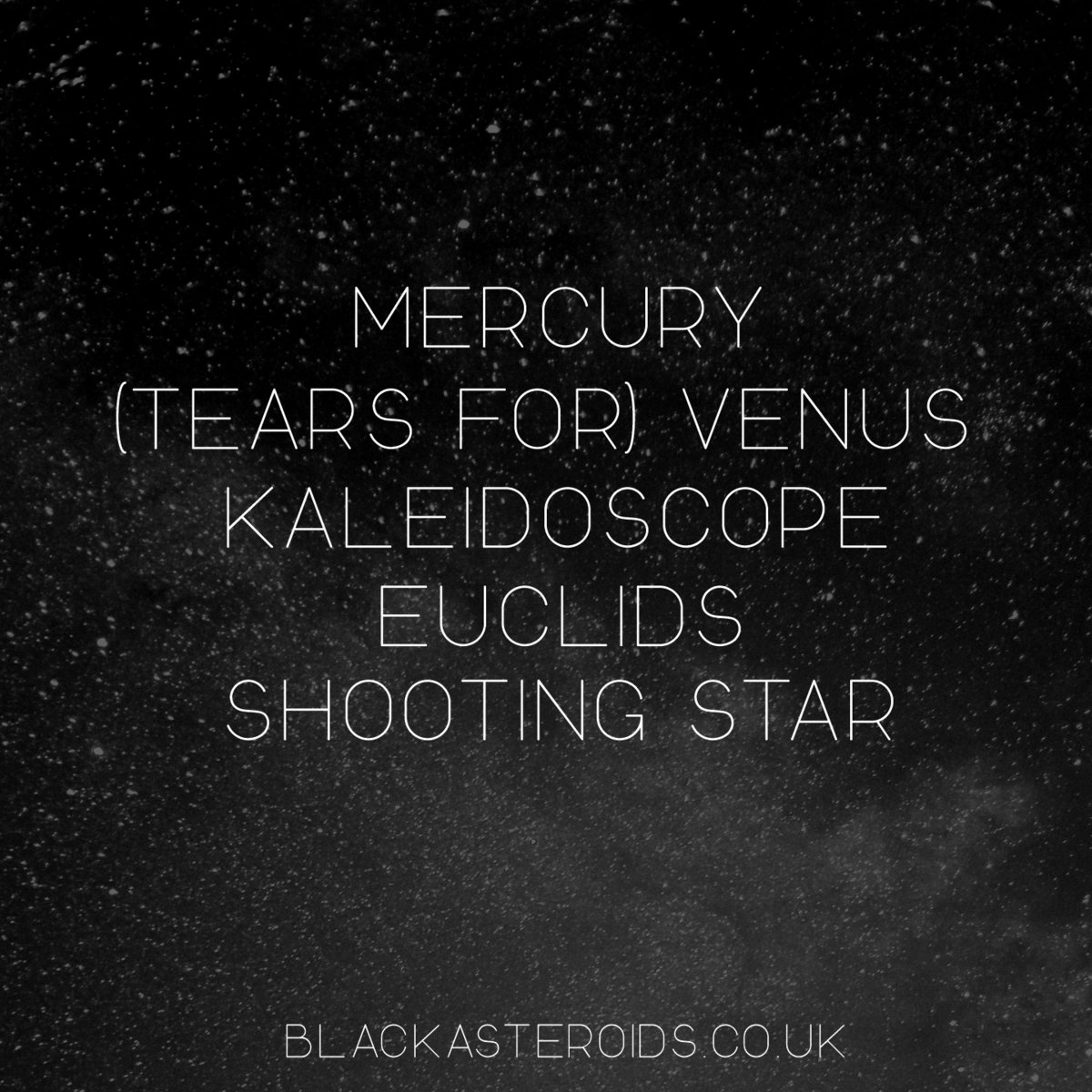 shooting star black asteroids