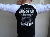 Filthy Loser Japan 2016 Tour T-shirt White on Black photo 