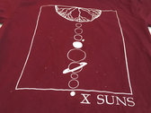 Solar System Shirt - Maroon photo 