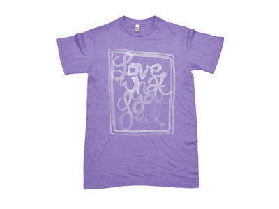 Love What You Feel Logo T-Shirt (Heather Purple) main photo