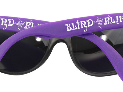 "Blind Lead The Blind" Logo Sunglasses (Purple) main photo