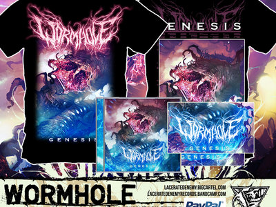 WORMHOLE - Genesis Album Tshirt BUNDLE CD / Digipack main photo
