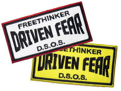 DRIVEN FEAR FREETHINKER PATCH main photo