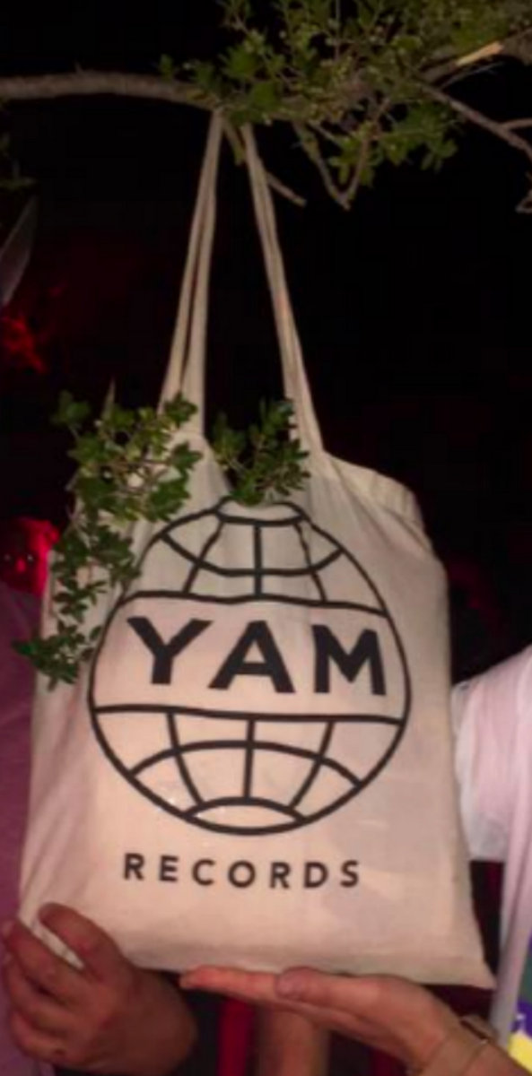 Natural Cotton Tote with Original YAM Logo | YAM Records