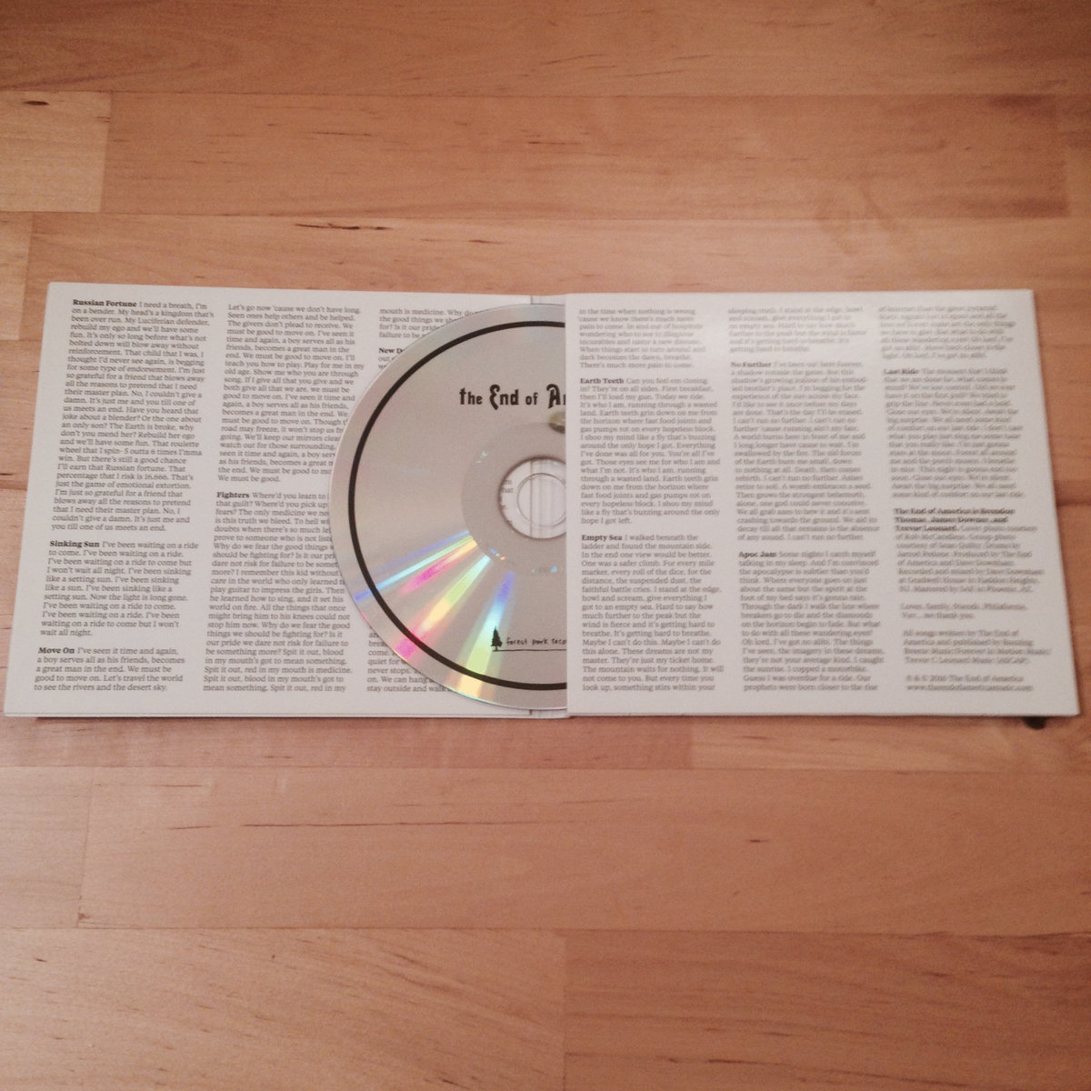 The End Of America LP TEOA The End Of America The end of america lp teoa the end of america