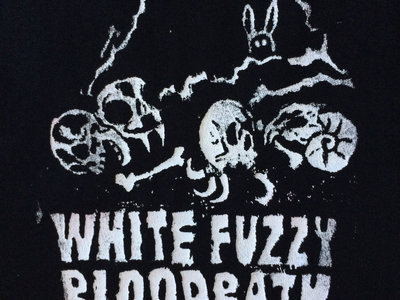 White Fuzzy Bloodbath T-Shirt! main photo
