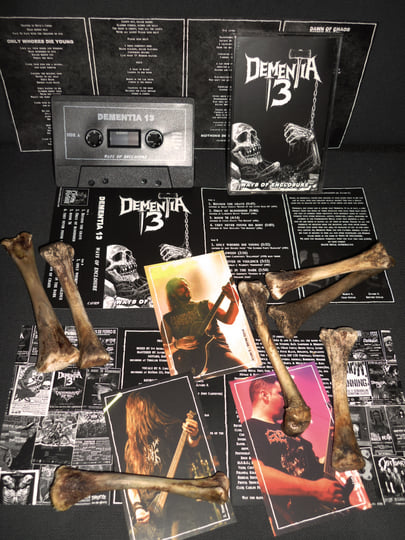 Dementia 13 - Ways of Enclosure Tape | Caverna Abismal Records
