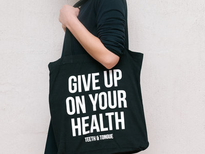 SALE! 'Give Up On Your Health' Tote Bag main photo