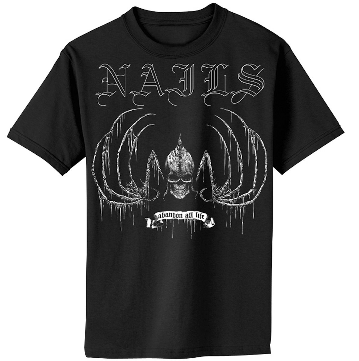 00s NAILS Abandon All Life Tシャツ ブラックメタル NAILS /ネイルズ - Abandon All Life Tシャツ(ブラック) | T