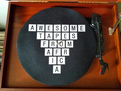 Turntable Slipmat — Awesome Tapes From Africa Logo main photo