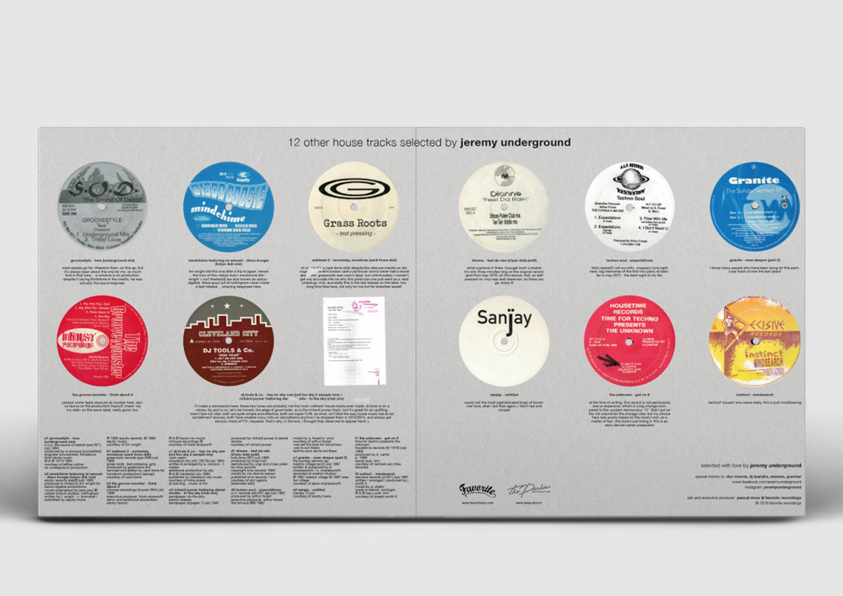 My Love Is Underground (12 Other House Tracks, selected by 'Jeremy