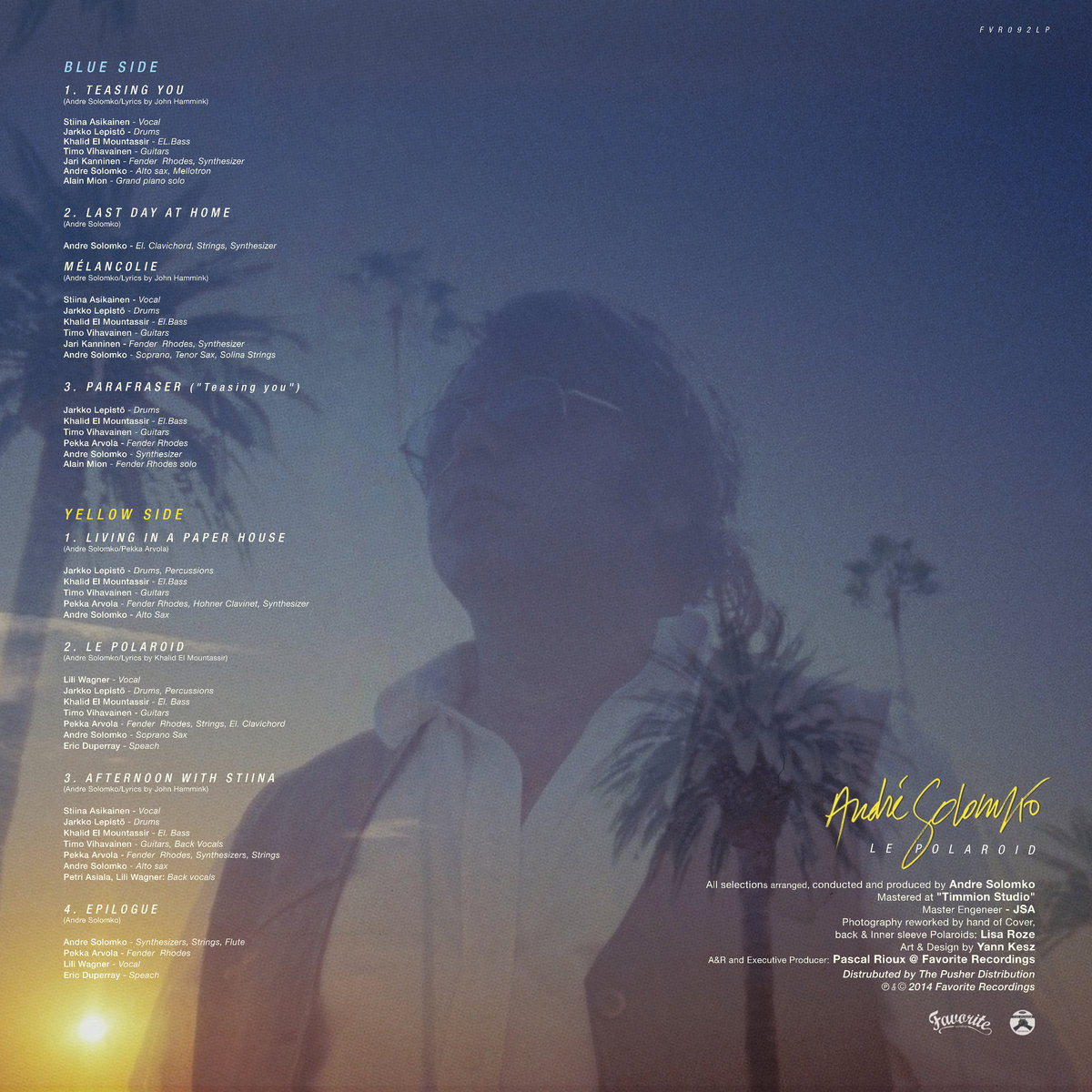 【即出荷】 André | Polaroïd Le Solomko Recordings Favorite | 洋楽
