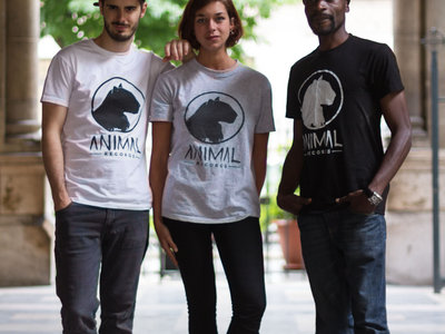 Animal Records T-Shirt (Black/Noir , Grey/Gris , White/Blanc) main photo