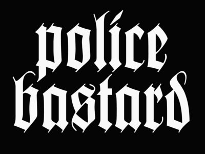 Police Bastard Logo (Hooded Sweatshirt) Full Zip Black main photo