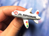 JAL RASTAFARLINE handmade passenger plane pin photo 