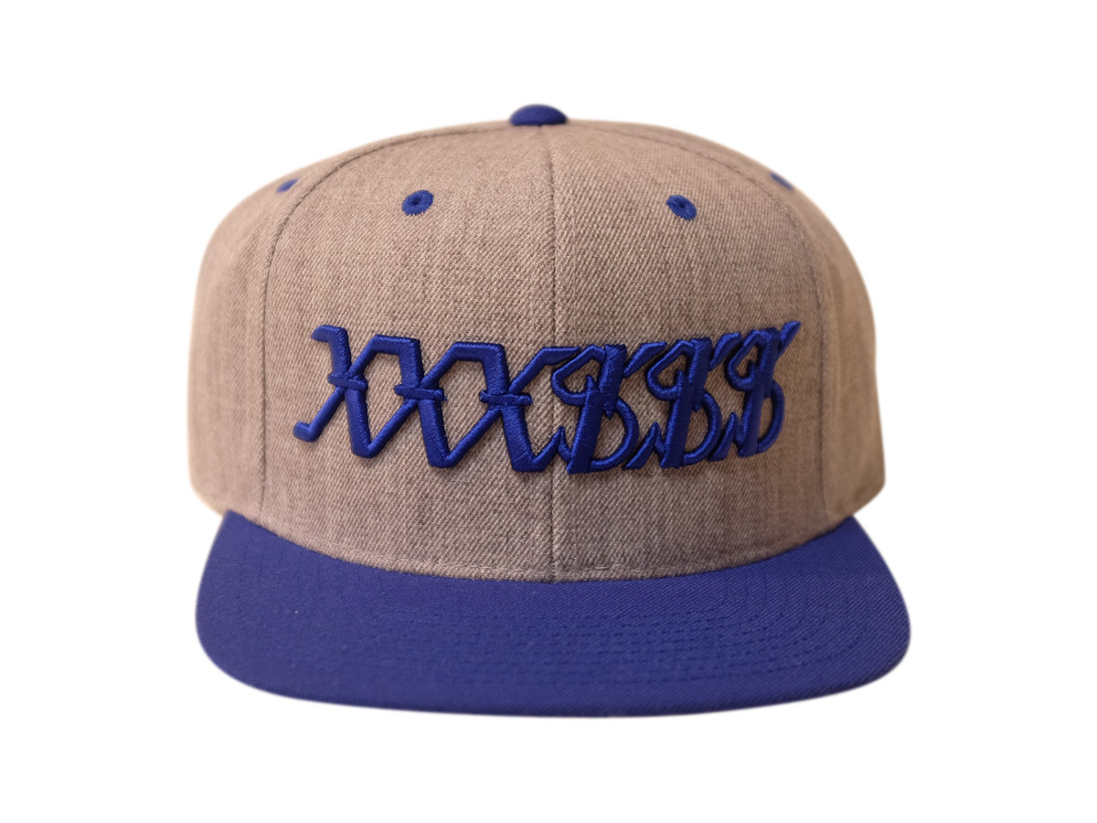 XXXSSS Tokyo Snapback (Grey X Blue) | XXXSSS Tokyo (XLII & DJ SARASA)