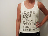 Mess With a Girl Like Me Women's Fit Singlet photo 