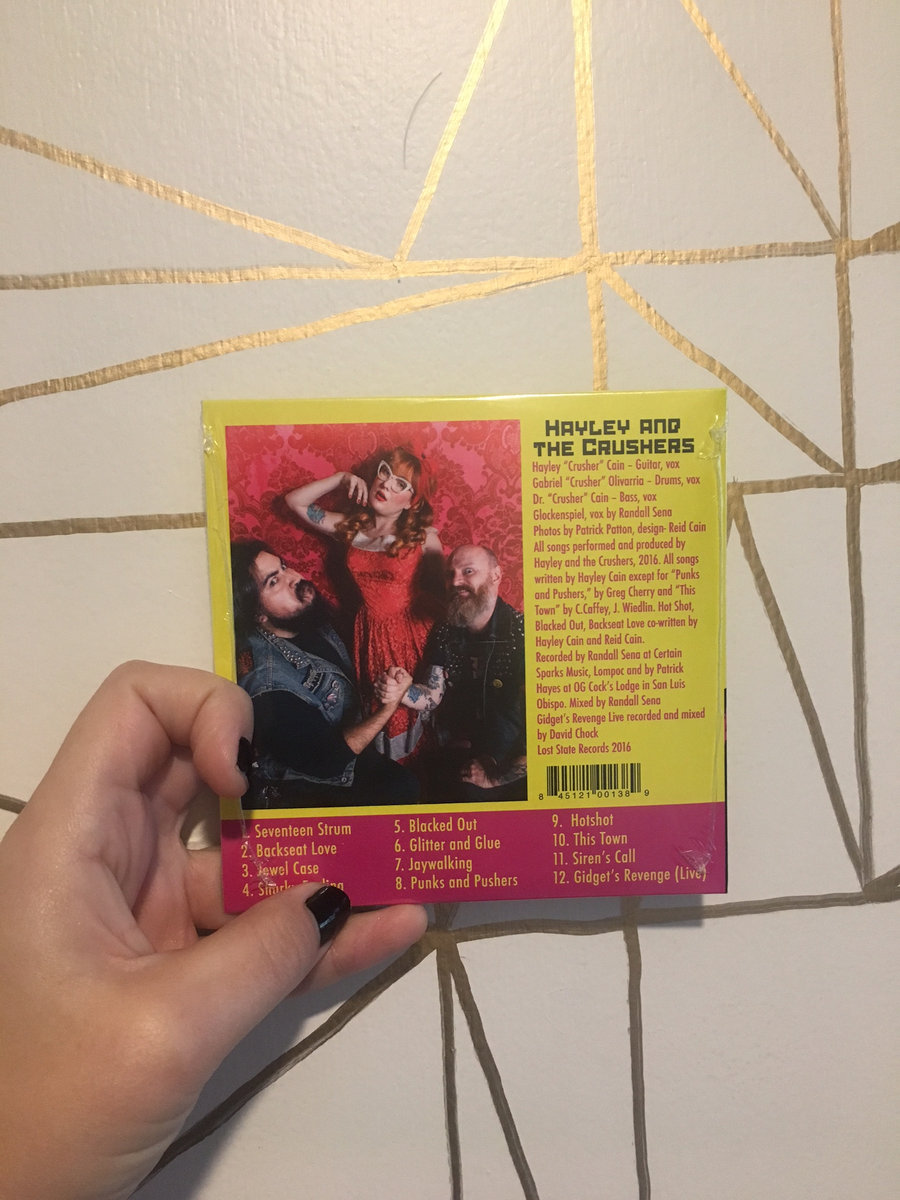 jewel case hayley and the crushers