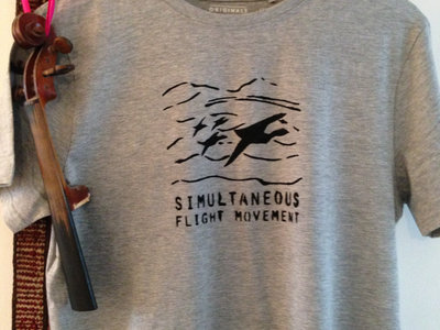 Simultaneous Flight Movement - T-Shirt - Hand Stencilled 100% Cotton main photo