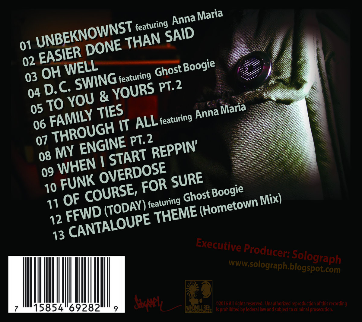 Easier Done Than Said Full Length Solograph - 