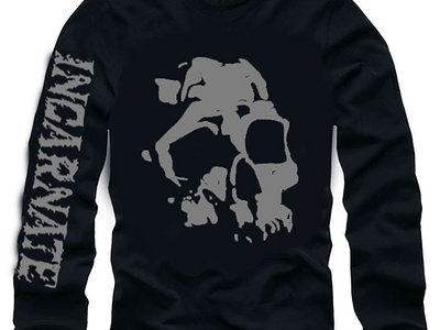 Longsleeve t-shirt with skull and logo - size M only - no reprint main photo