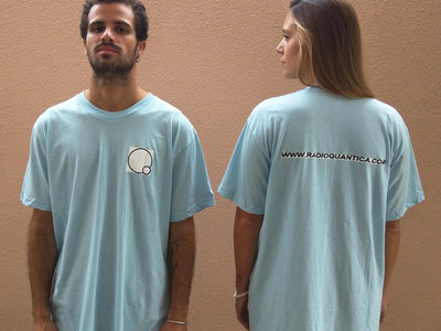 Rádio Quântica t-shirt - Light blue main photo