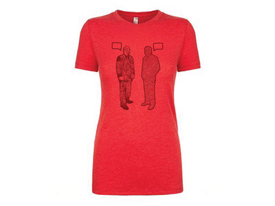 Red "When Will the Punchline Come" Women's T-Shirt main photo