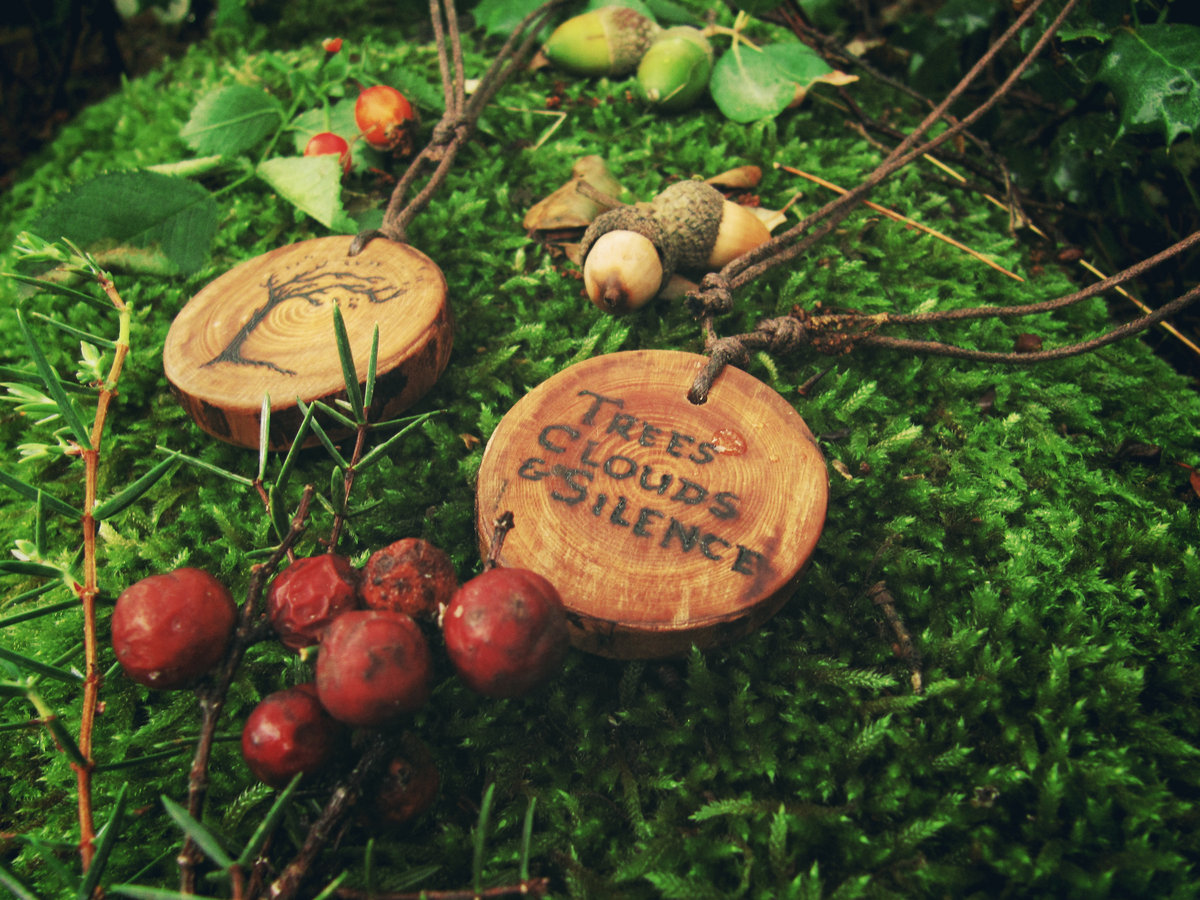 Trees Clouds Silence Trees Clouds Silence trees clouds silence special wooden set