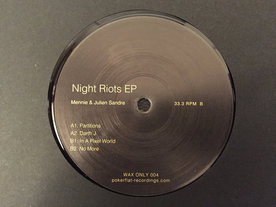 Night Riots EP by Mennie & Julien Sandre (Vinyl Only) main photo
