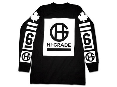 Hi-Grade "6 Squared" Long Sleeve T-Shirt (Black) main photo