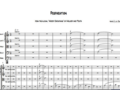 "Preparation" String Parts/Chord Chart main photo