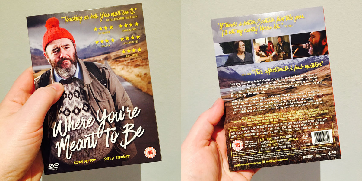 Where You're Meant To Be – DVD (Region Free) | Aidan John Moffat