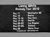 Lenny White Anomaly Tour 2010 T-Shirt photo 