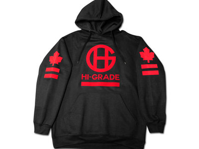Hi-Grade "6" Hoodie (Black/Red) main photo