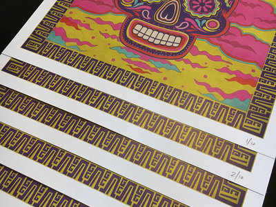 "Disco Azteca" Limited, hand-numbered 250gsm print (edition of 10) main photo