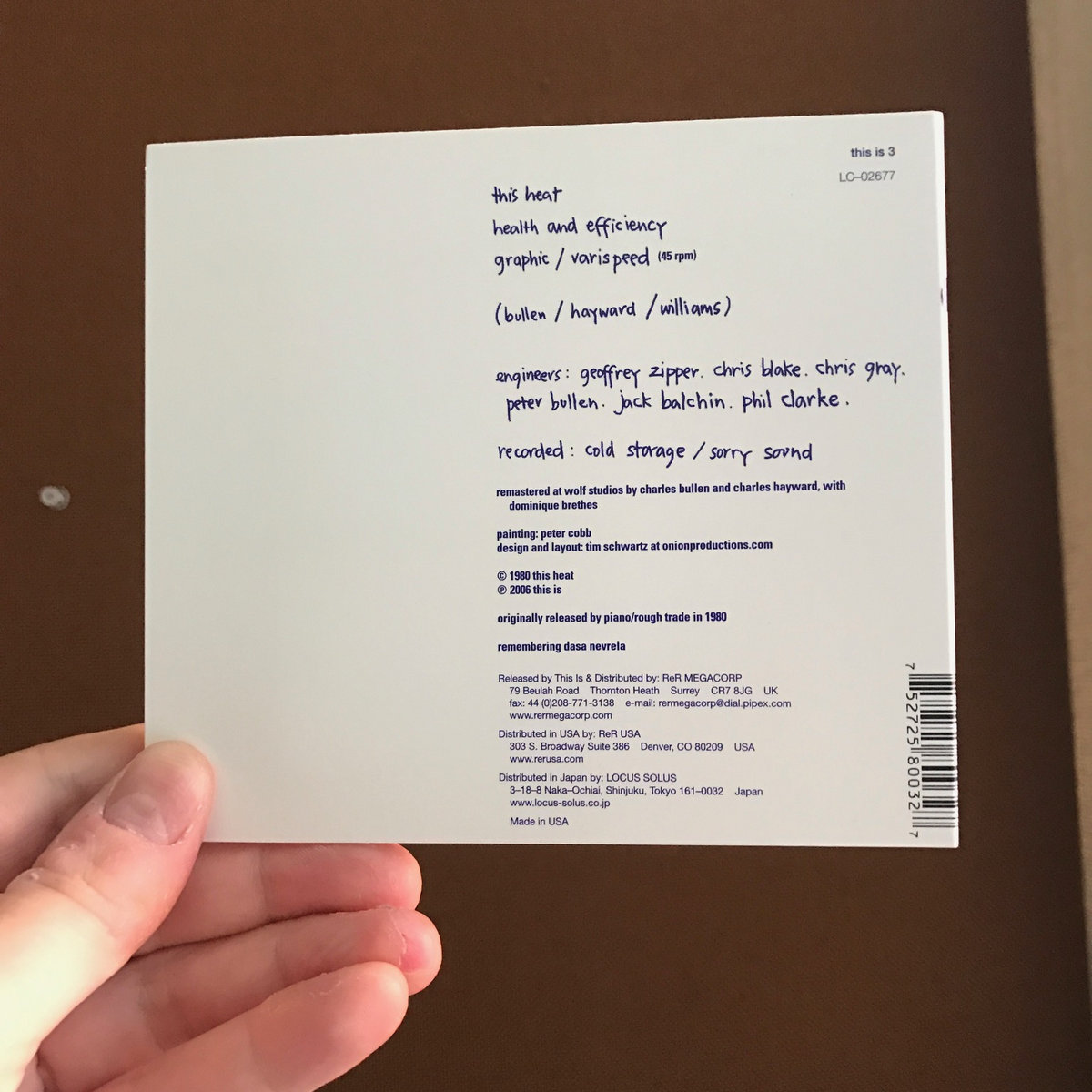 This Heat／Health & Efficiency UK12” Health and Efficiency | This Heat