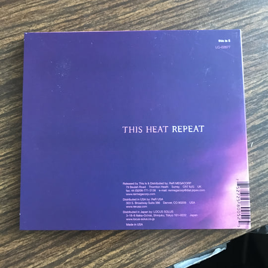Repeat | This Heat