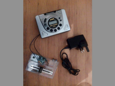 Modified Portable Cassette Player w/100mm pitch control slider main photo