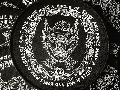 Circle Of Salt And Bones Embroidered / Woven Patch - 4" main photo