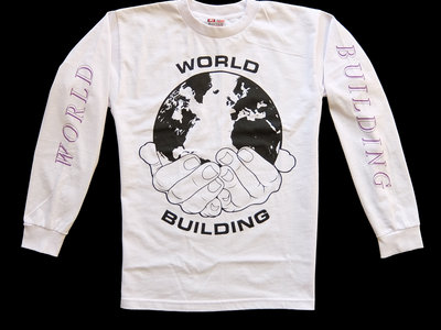 WORLD BUILDING / LONG SLEEVE LOGO T-SHIRT (White) main photo