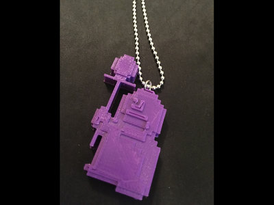 Ankhplant Wizard purple necklace main photo