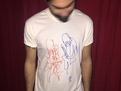 Peter Kernel Red & Blue Sketch Tshirt by Pierre Dubois (2016) main photo