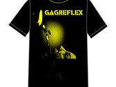 'The Pour' T-shirt - yellow on black photo 
